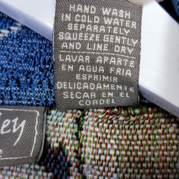 JANE ASHLEY Casual Lifestyle Woven Blue Cotton Blend Western Chore Jacket Size L - Picture 9 of 9